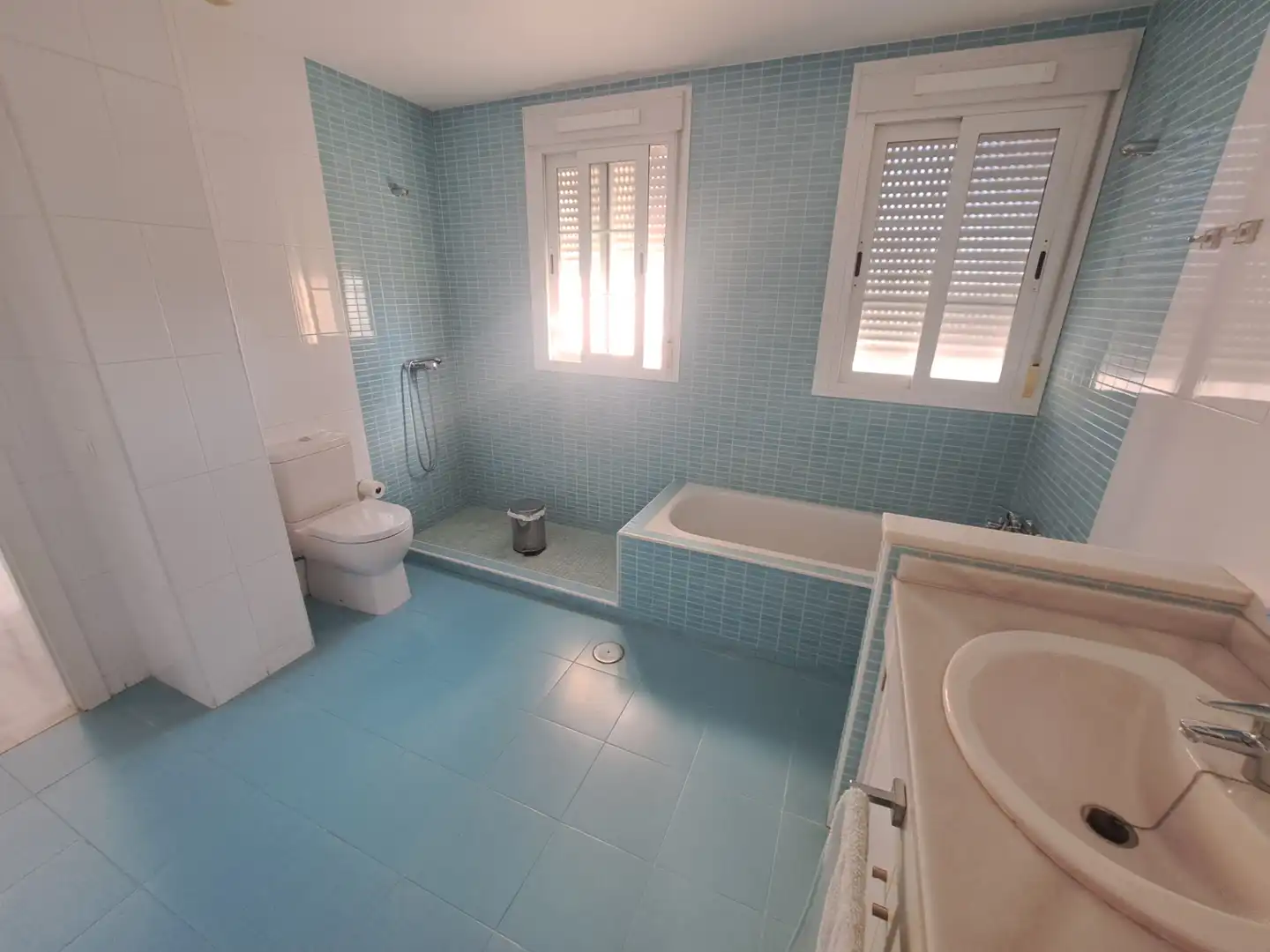 Bany de Casa o xalet en venda en Dos Hermanas amb Aire condicionat, Jardí privat i Terrassa
