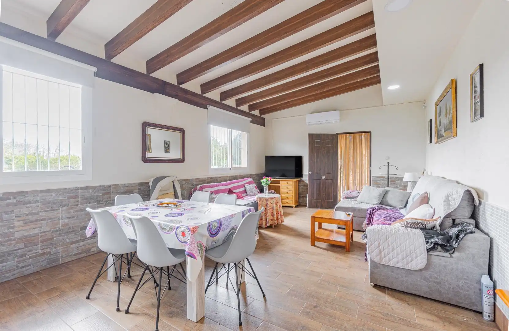 Sala de estar de Casa o chalet en venta en Son Servera con Aire acondicionado, Calefacción y Jardín privado