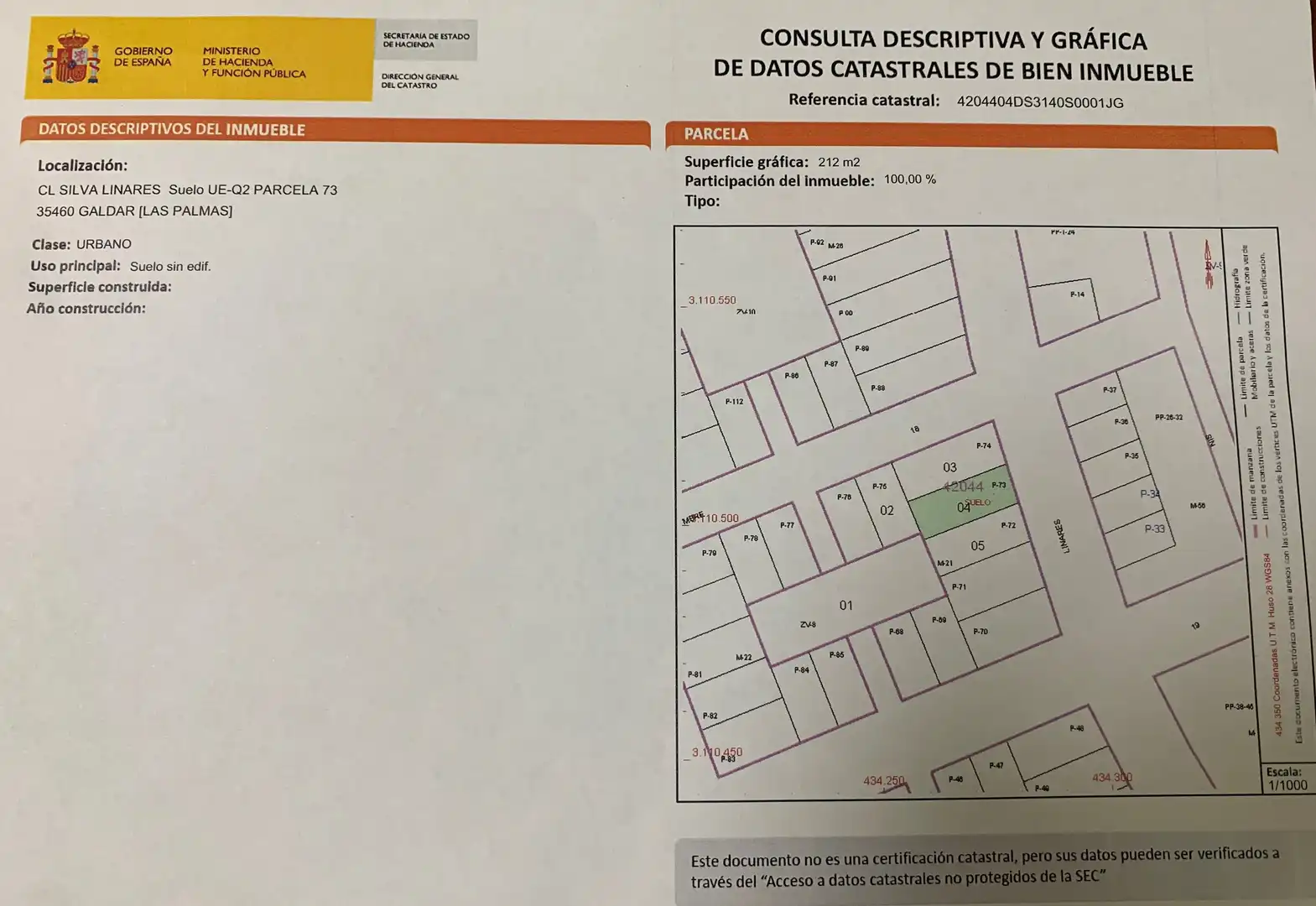 Residential for sale in Gáldar