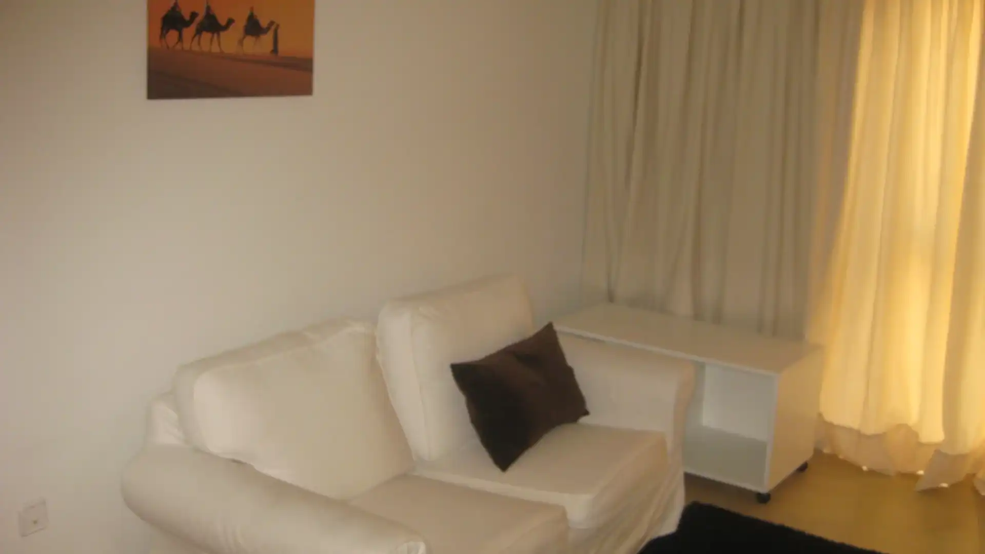 Living room of Flat for rent in  Murcia Capital  with Air Conditioner, Furnished and Oven