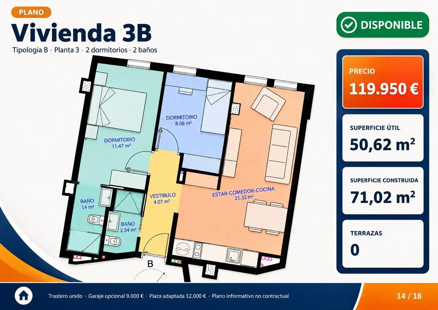 Piso en venta en Alcantarilla con Jardín privado y Trastero