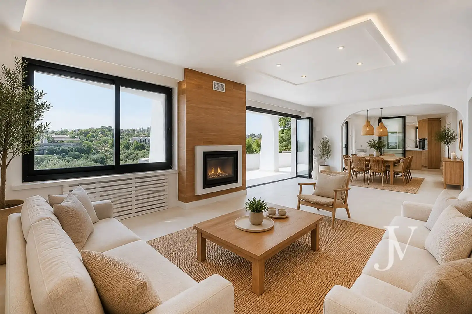 Living room of Houses for sale in Ciudalcampo  with Air Conditioner, Heating and Private garden