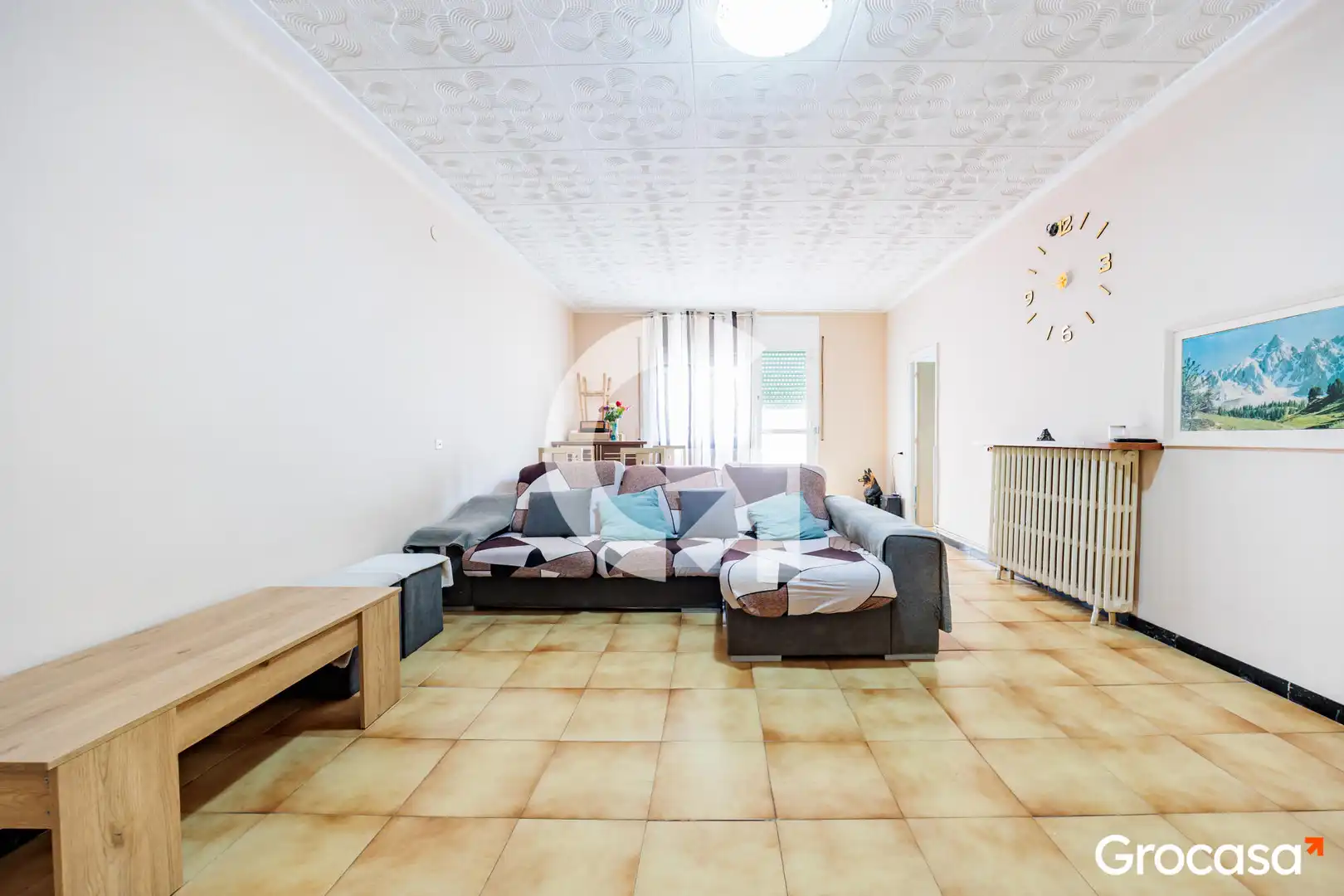 Sala d'estar de Casa adosada en venda en Terrassa amb Terrassa, Traster i Forn