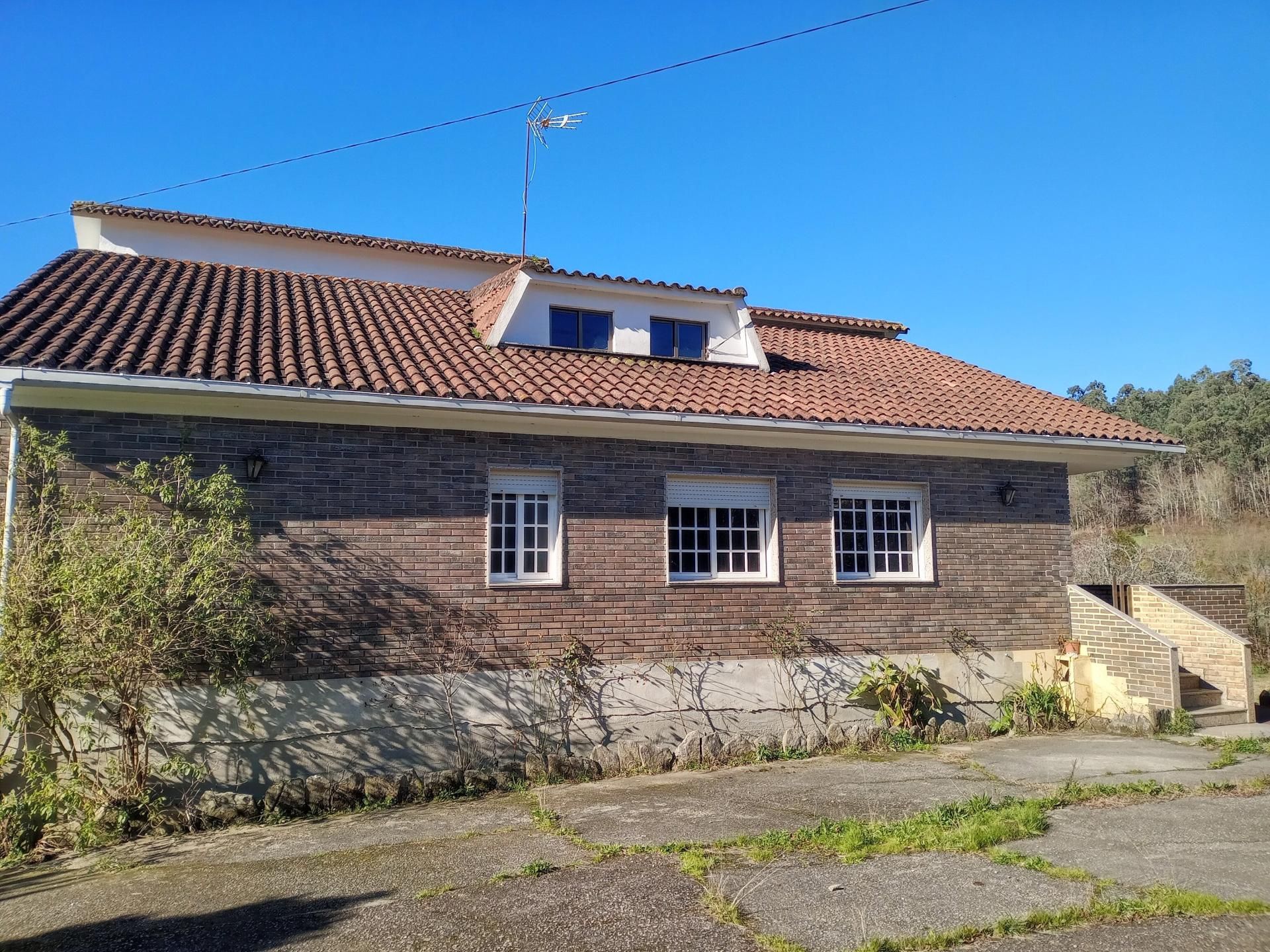 Vista exterior de Casa o xalet en venda en Pazos de Borbén amb Calefacció, Terrassa i Balcó