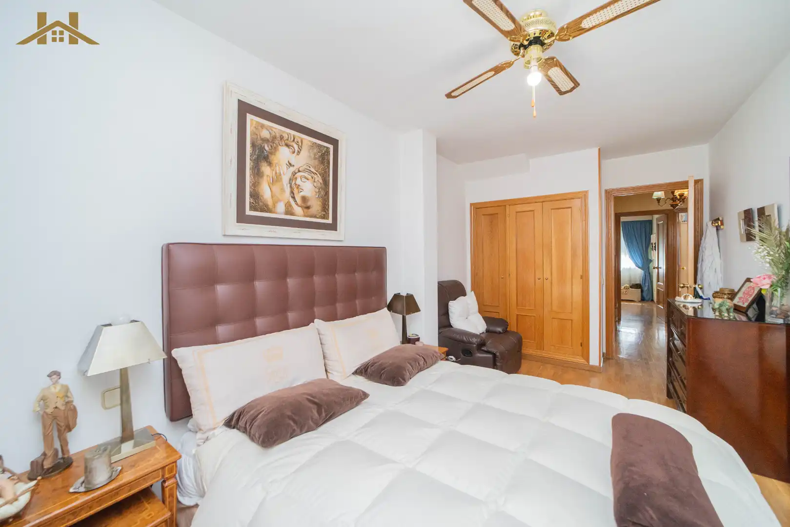 Schlafzimmer von Maisonette zum Verkauf in Pozuelo de Alarcón mit Klimaanlage, Heizung und Terrasse