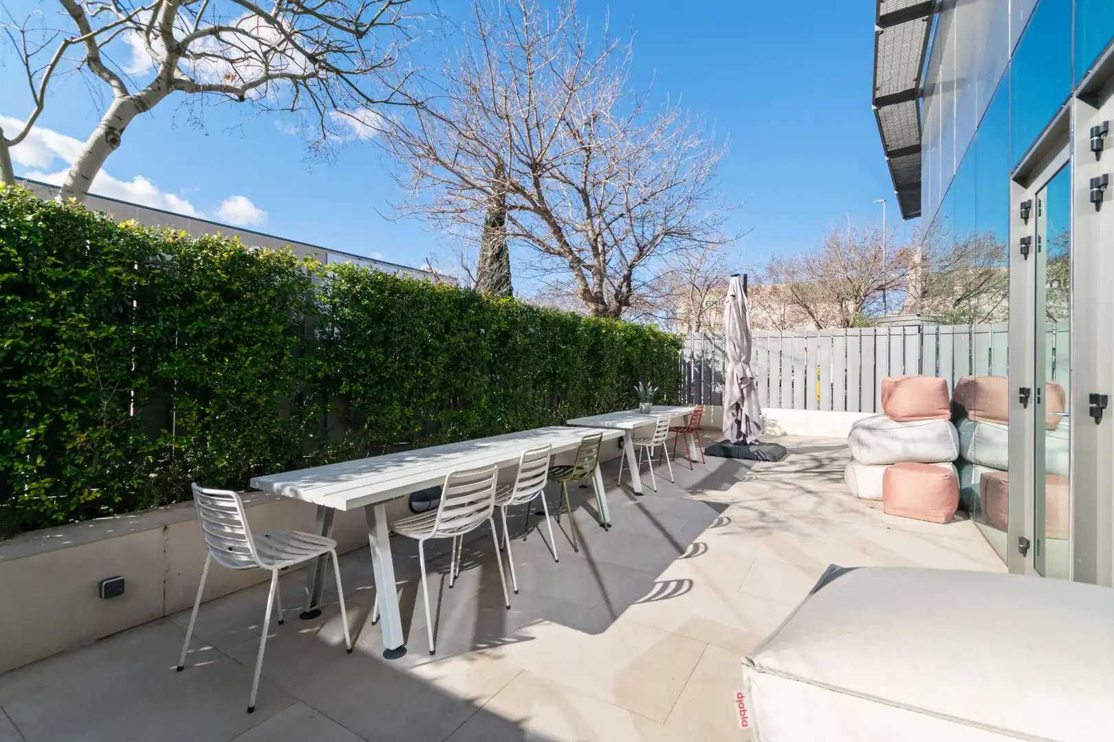 Terrasse von Büro zur Miete in Cornellà de Llobregat mit Klimaanlage, Heizung und Alarm