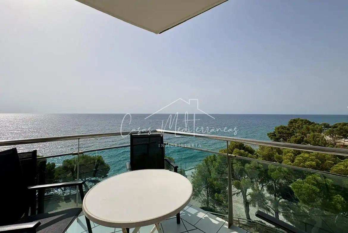 Terrasse von Wohnungen zur Miete in Mont-roig del Camp mit Klimaanlage, Möbliert und Ofen