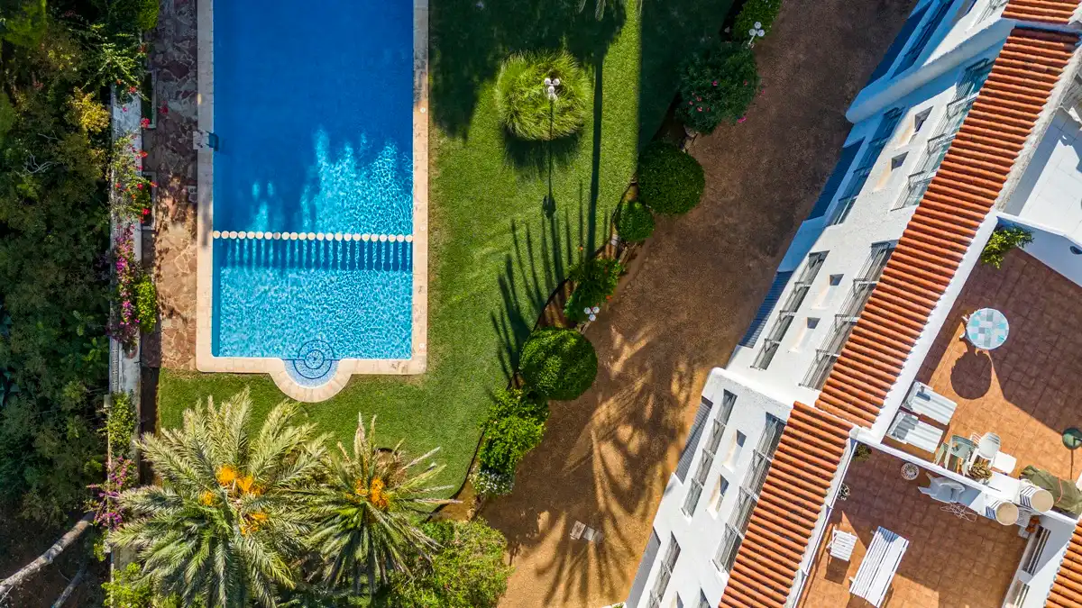 Swimming pool of Apartments for sale in Dénia  with Air Conditioner and Community pool
