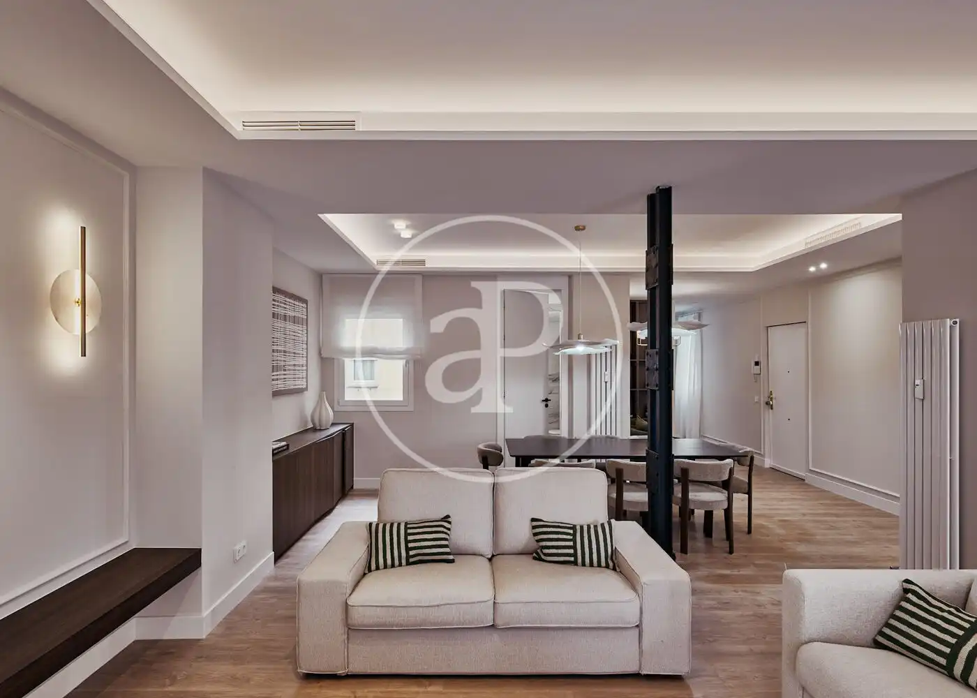 Wohnzimmer von Wohnung zum Verkauf in Madrid mit Klimaanlage, Heizung und Möbliert
