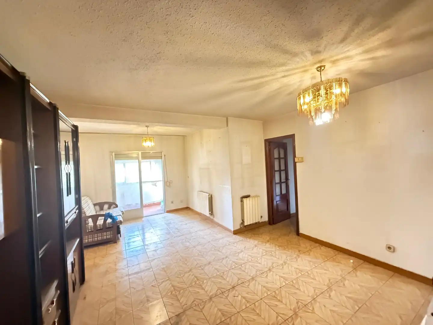 Living room of Flat for sale in  Madrid Capital  with Air Conditioner and Terrace