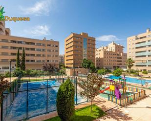 Swimming pool of Flat for sale in  Granada Capital  with Air Conditioner, Heating and Private garden