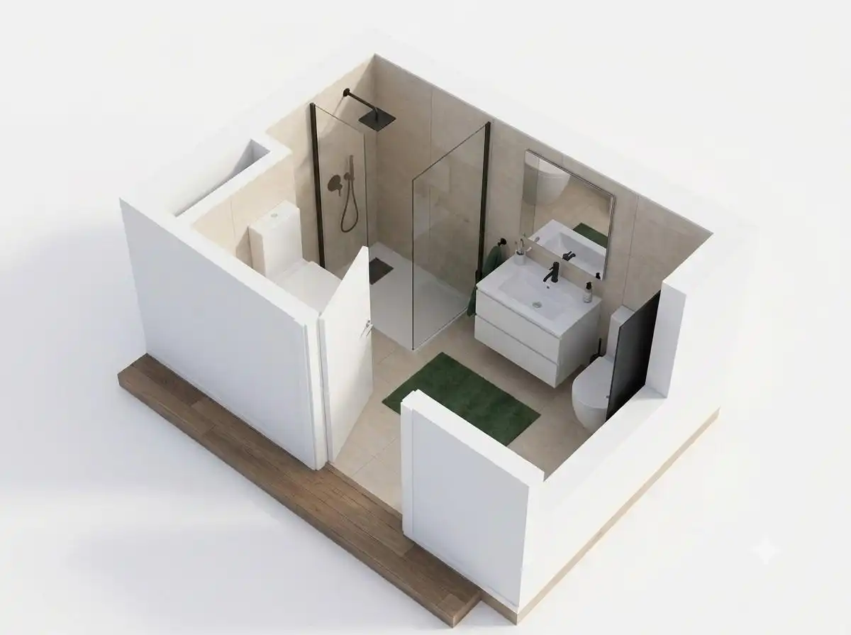 Baño de Estudio en venta en Castellón de la Plana / Castelló de la Plana con Aire acondicionado y Calefacción
