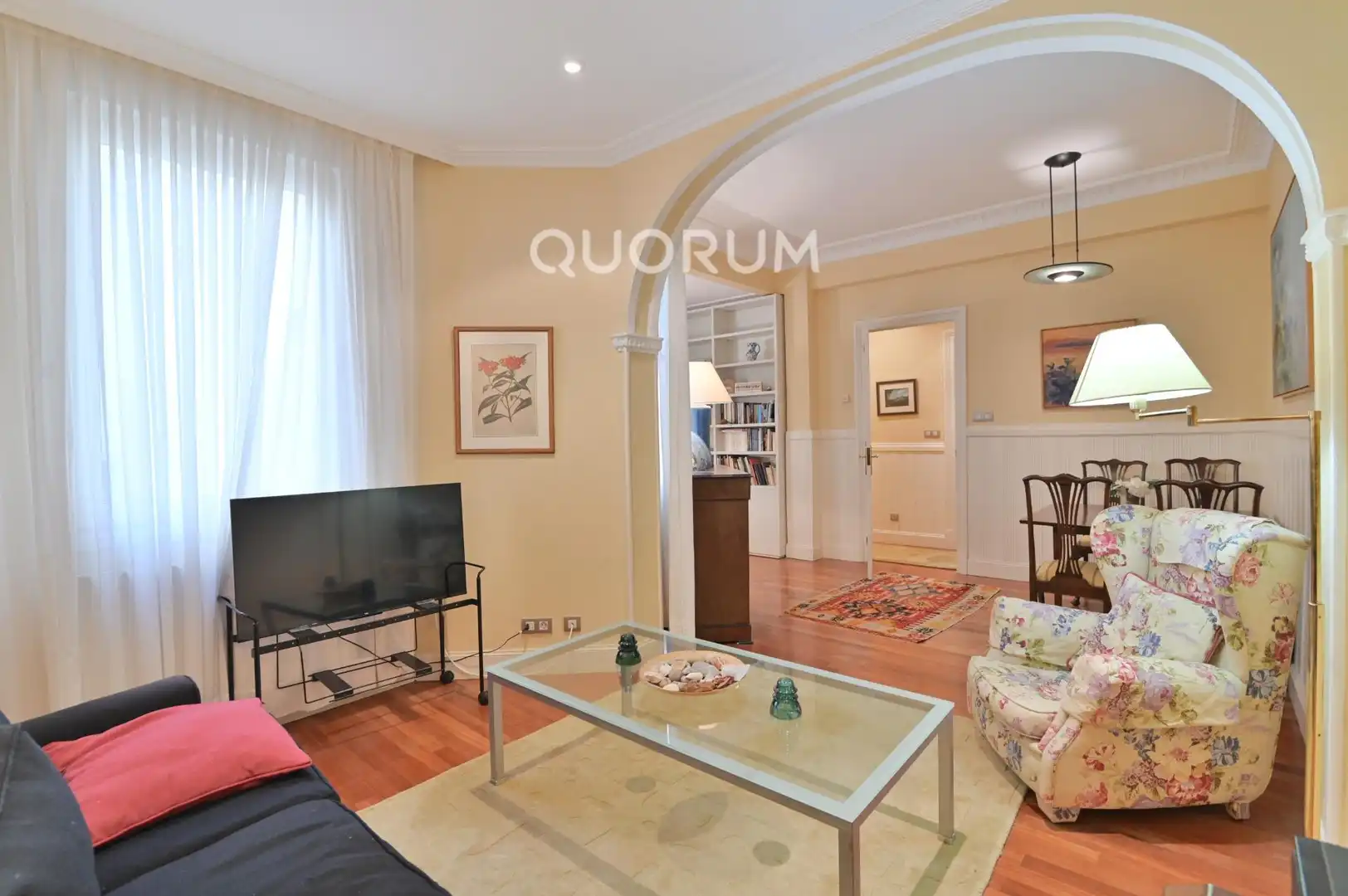 Living room of Flat for rent in Indautxu