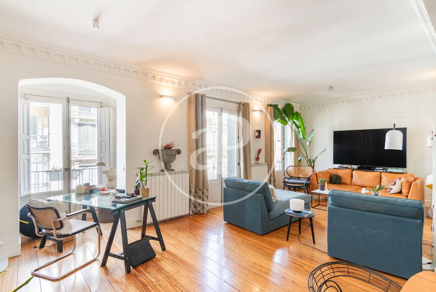 Vista exterior de Piso en venta en  Madrid Capital con Aire acondicionado, Calefacción y Balcón