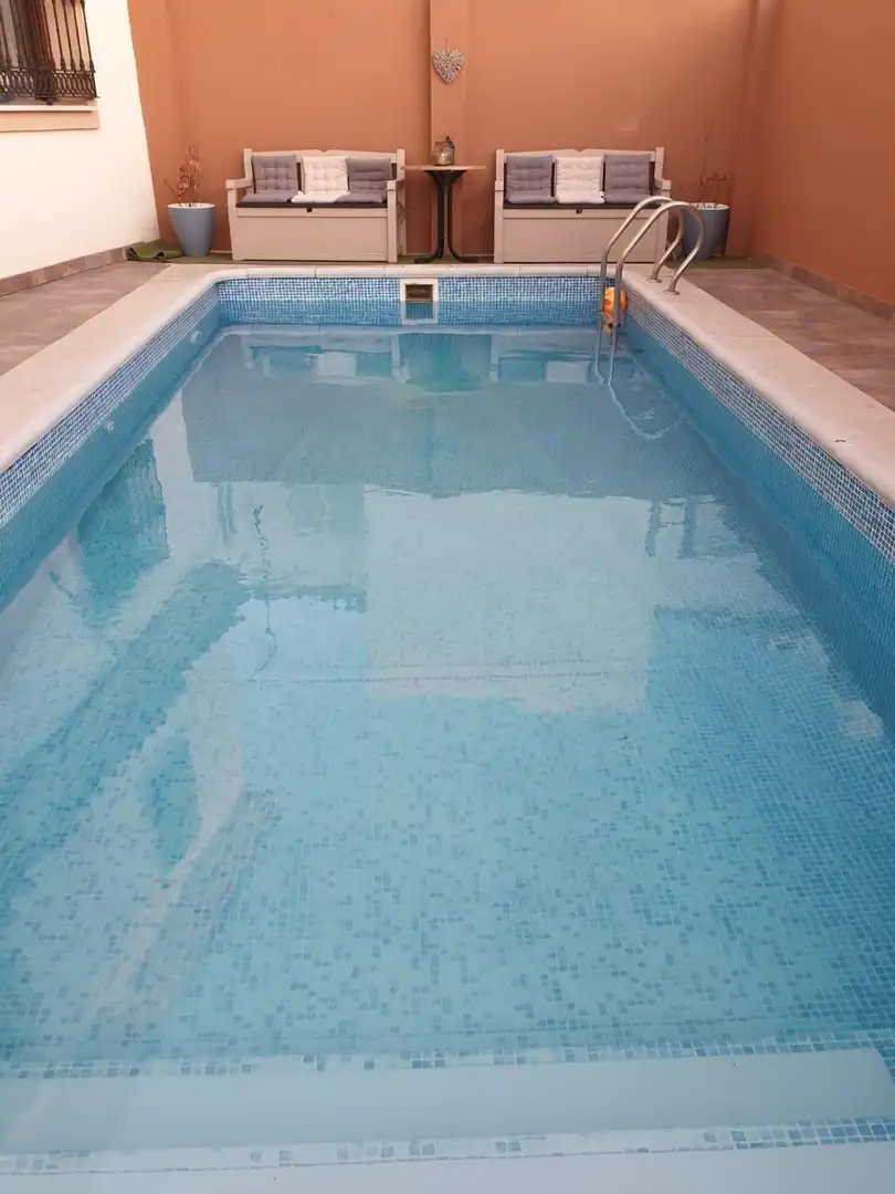 Swimming pool of Houses for sale in La Línea de la Concepción  with Air Conditioner, Terrace and Storage room