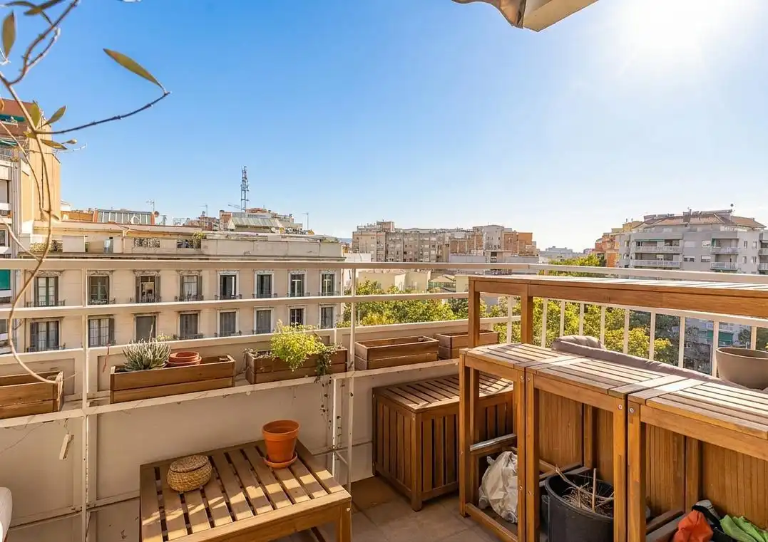 Terraza de Ático en venta en  Barcelona Capital con Aire acondicionado, Calefacción y Parquet