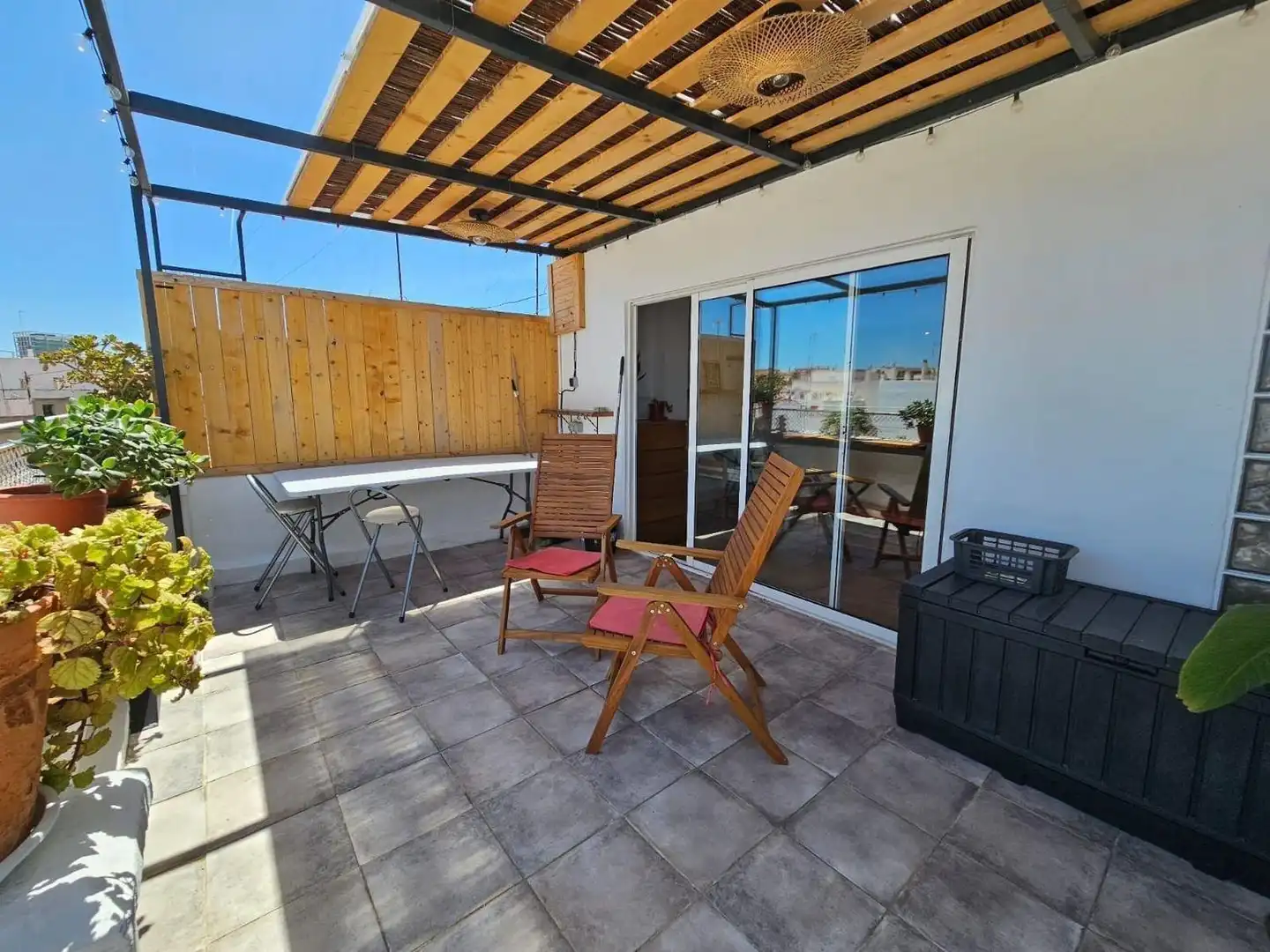 Terraza de Piso de alquiler en Mislata con Aire acondicionado, Terraza y Amueblado