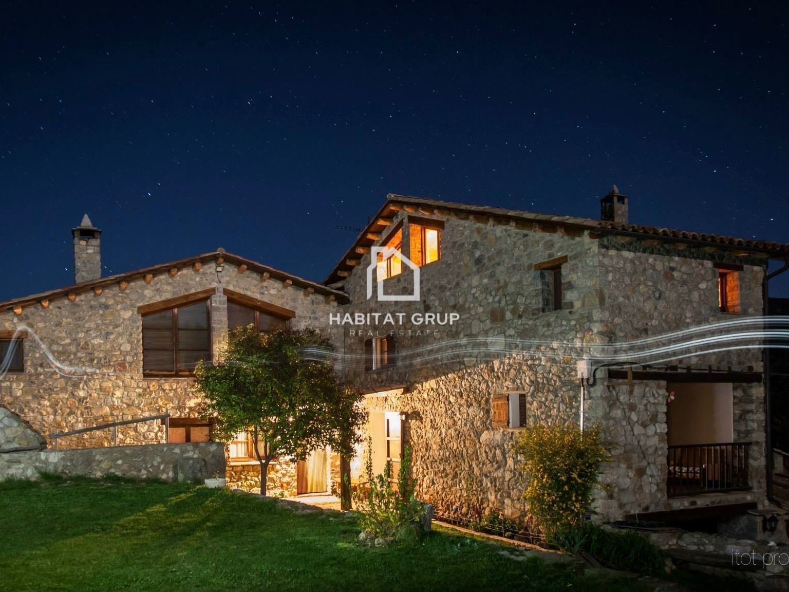 Vista exterior de Casa o chalet en venta en Saldes con Calefacción, Jardín privado y Terraza