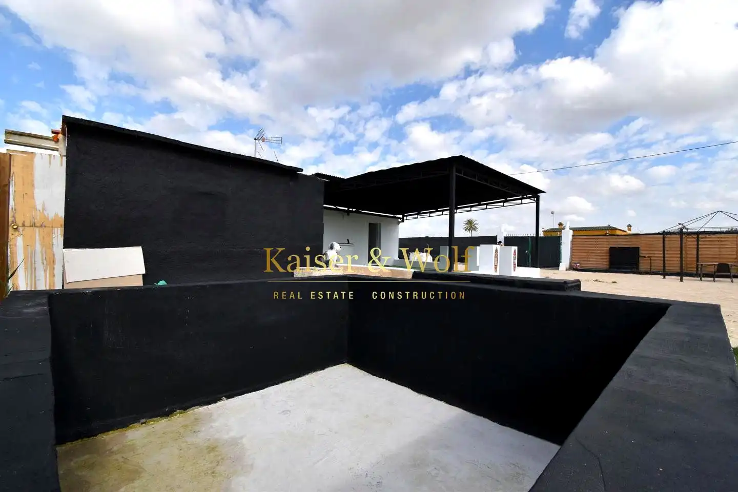 Terraza de Finca rústica en venta en Elche / Elx con Jardín privado