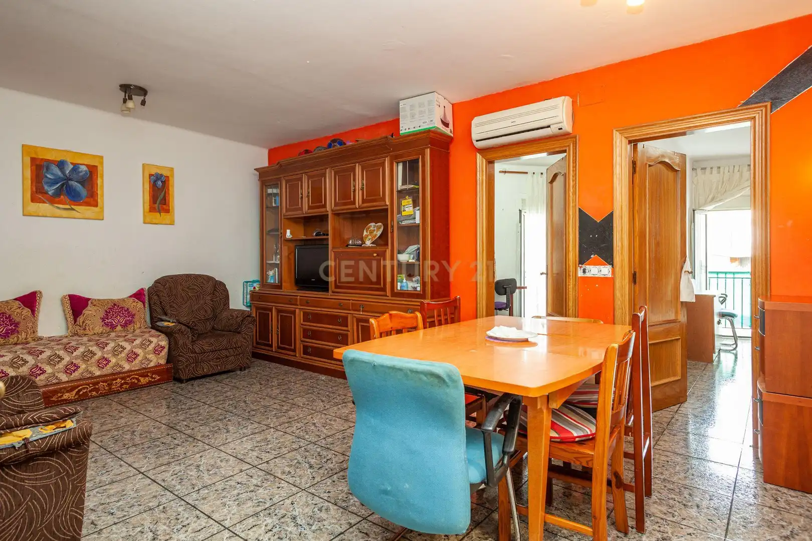 Menjador de Apartament en venda en Mataró amb Aire condicionat i Balcó