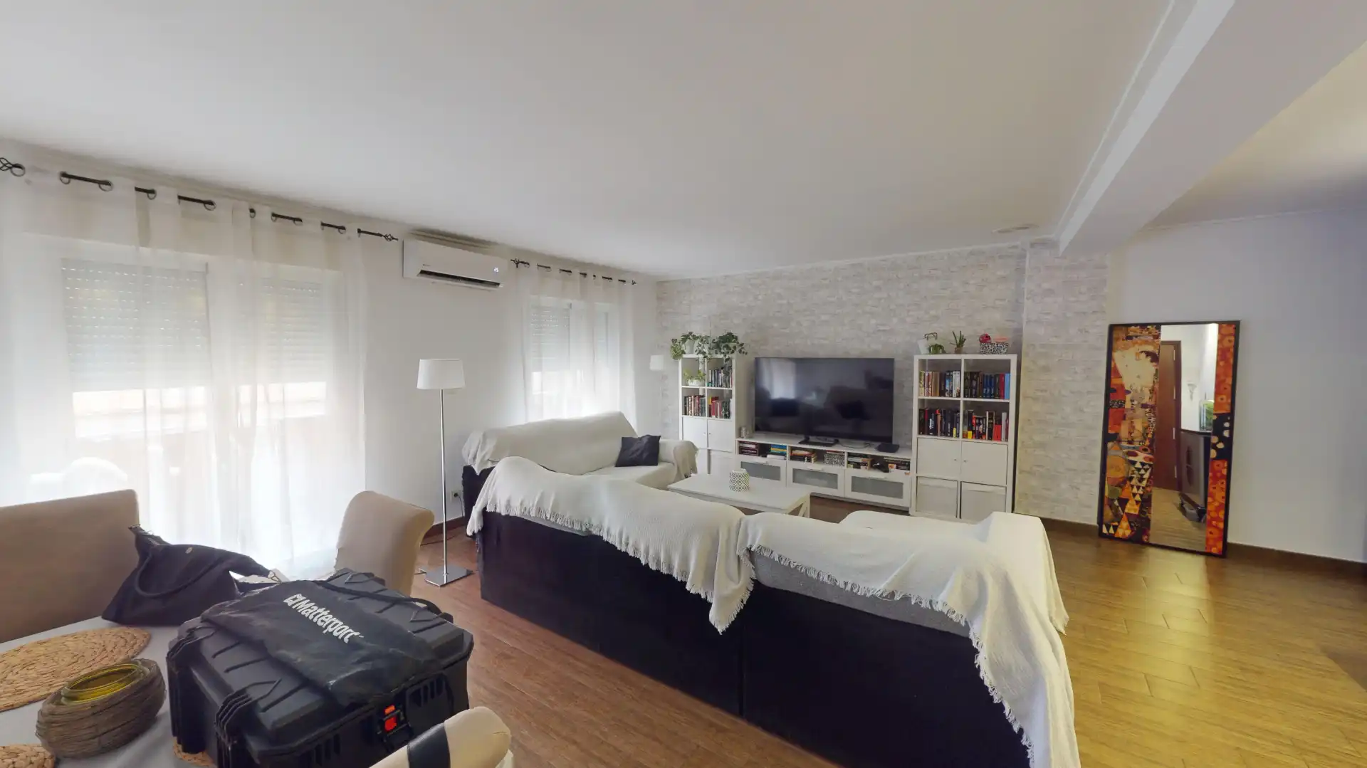 Sala de estar de Piso en venta en Elche / Elx con Aire acondicionado, Amueblado y Balcón