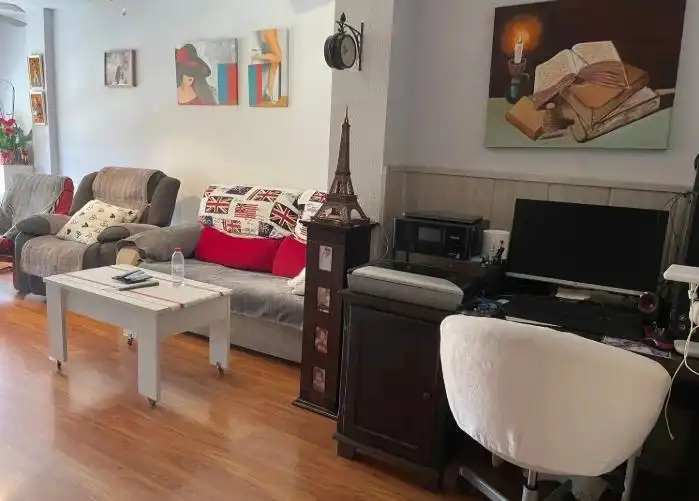 Sala d'estar de Pis en venda en Alicante / Alacant amb Aire condicionat, Terrassa i Traster