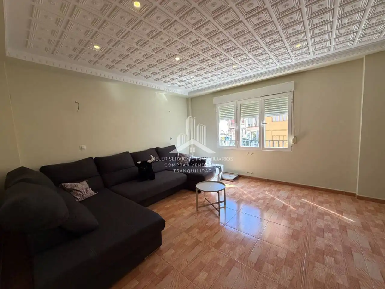 Sala d'estar de Apartament en venda en Vila-real amb Parquet, Terrassa i Traster