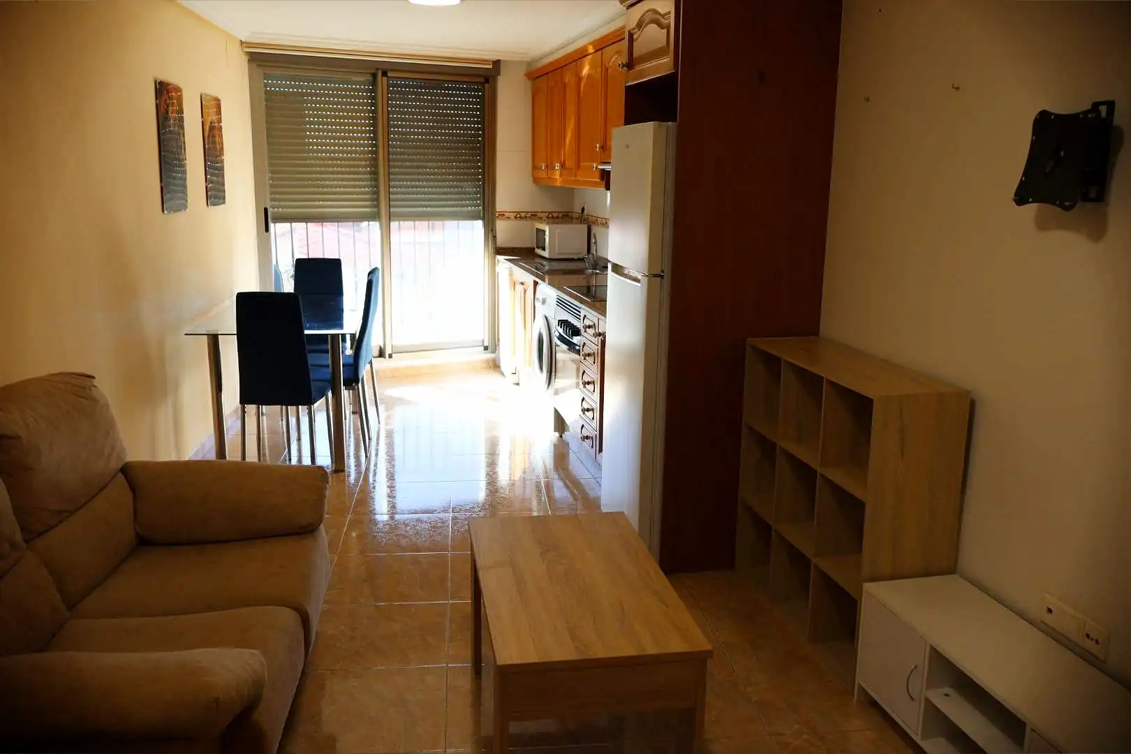 Kitchen of Flat for sale in Vall d'Alba  with Terrace, Storage room and Furnished