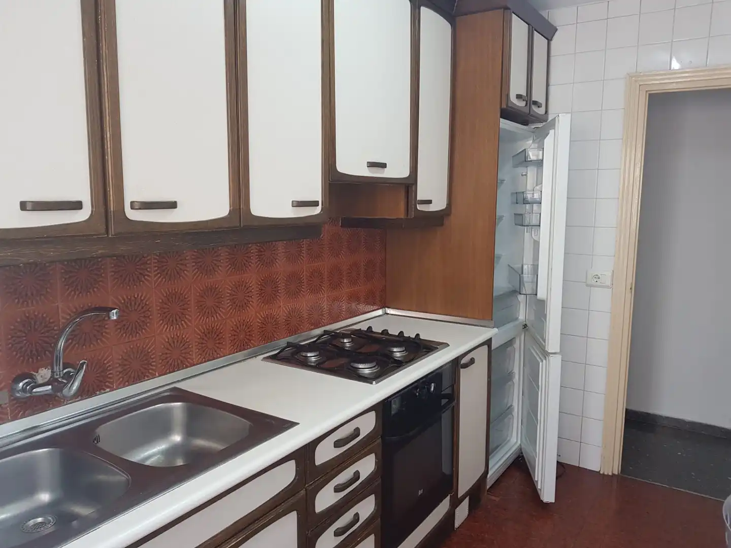 Cuina de Pis de lloguer en Murcia amb Aire condicionat, Moblat i Forn