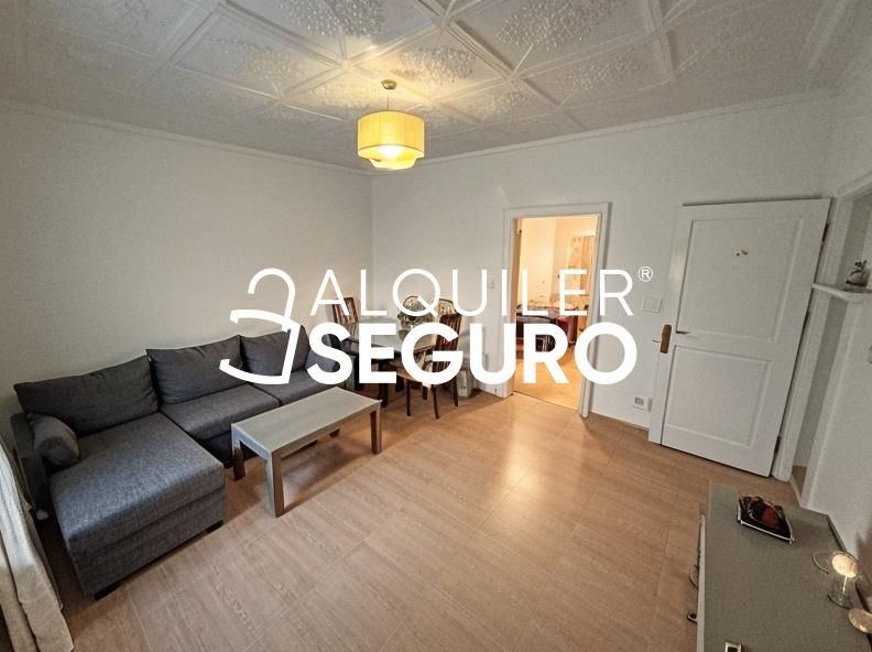 Living room of Flat to rent in  Madrid Capital  with Heating and Furnished