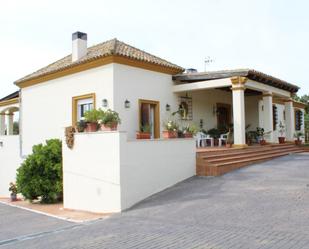 Vista exterior de Casa o xalet en venda en Lepe amb Aire condicionat, Terrassa i Piscina