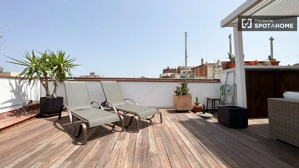 Flat with terrace to rent in Gràcia, imagen 6