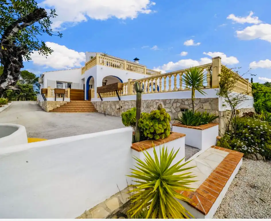 Exterior view of Houses for sale in Murla  with Air Conditioner, Heating and Private garden