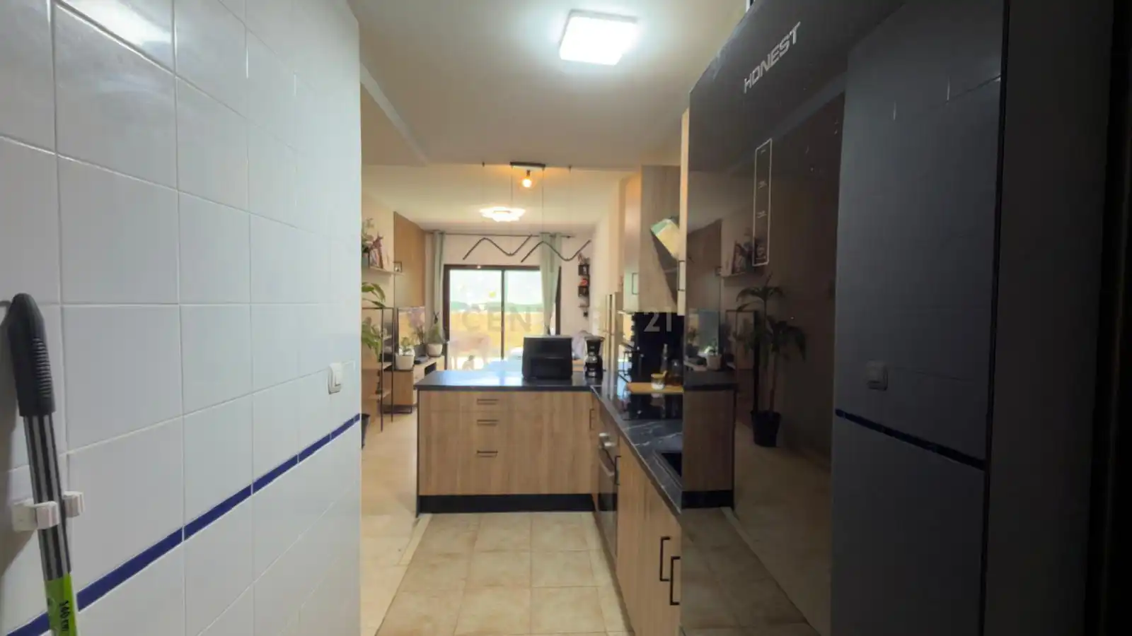 Cocina de Apartamento en venta en Mijas con Jardín privado, Trastero y Piscina comunitaria