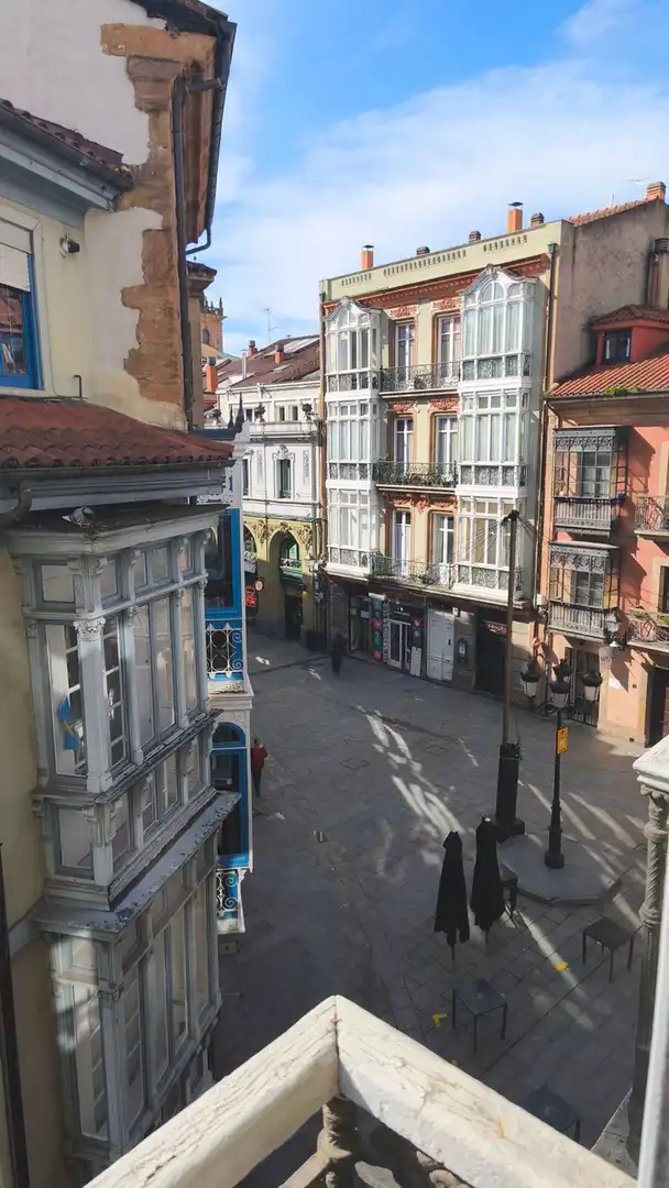Exterior view of Flat for sale in Oviedo   with Swimming Pool