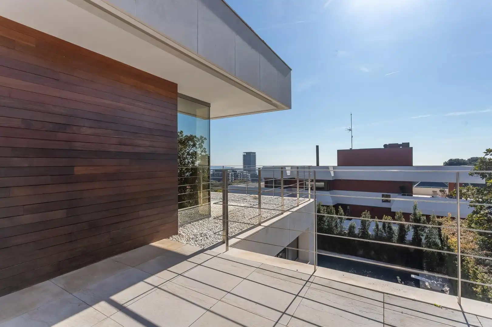 Terrassa de Casa adosada en venda en Esplugues de Llobregat amb Calefacció, Jardí privat i Terrassa