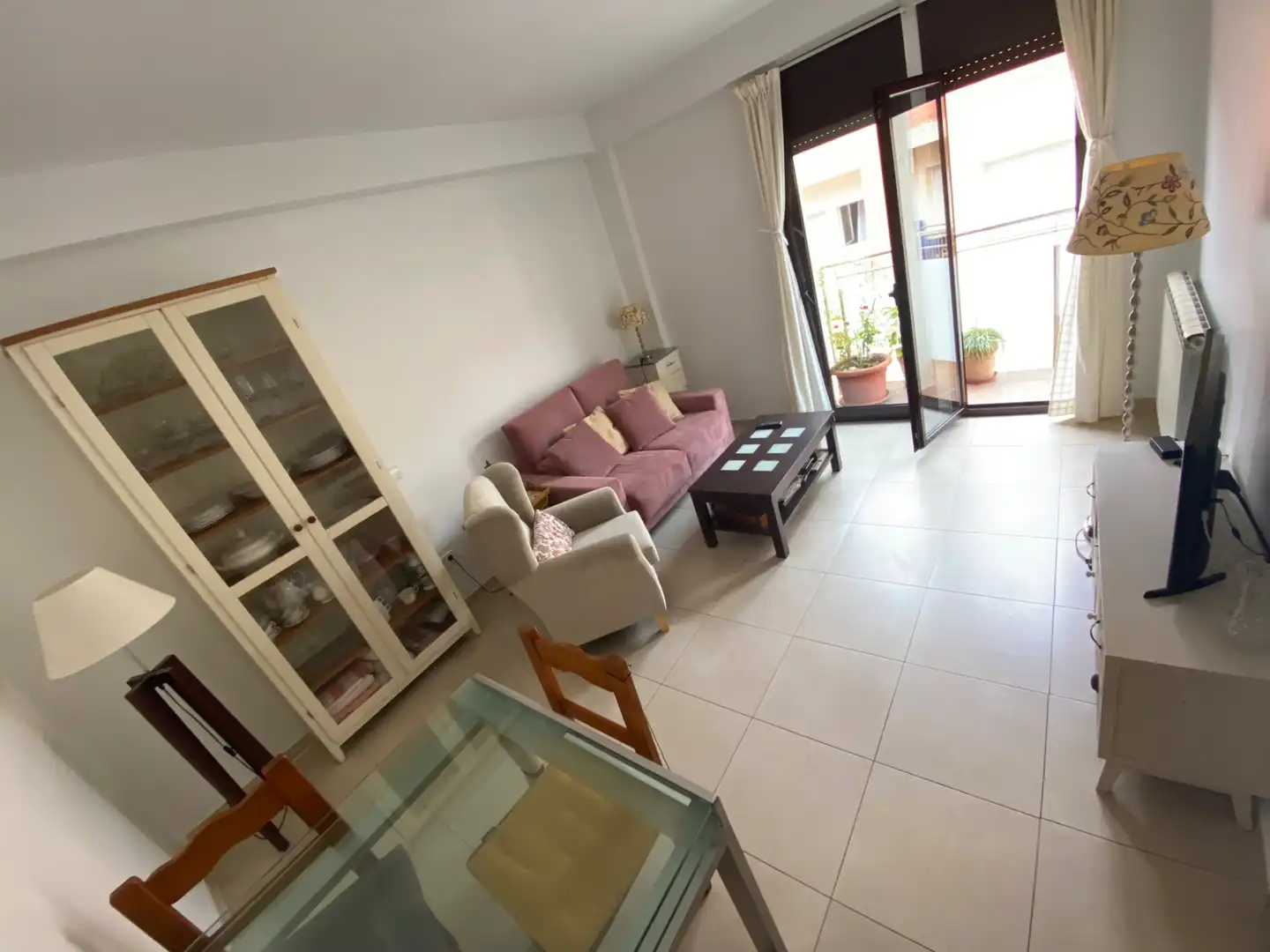 Sala de estar de Ático en venta en Girona con Aire acondicionado, Calefacción y Amueblado