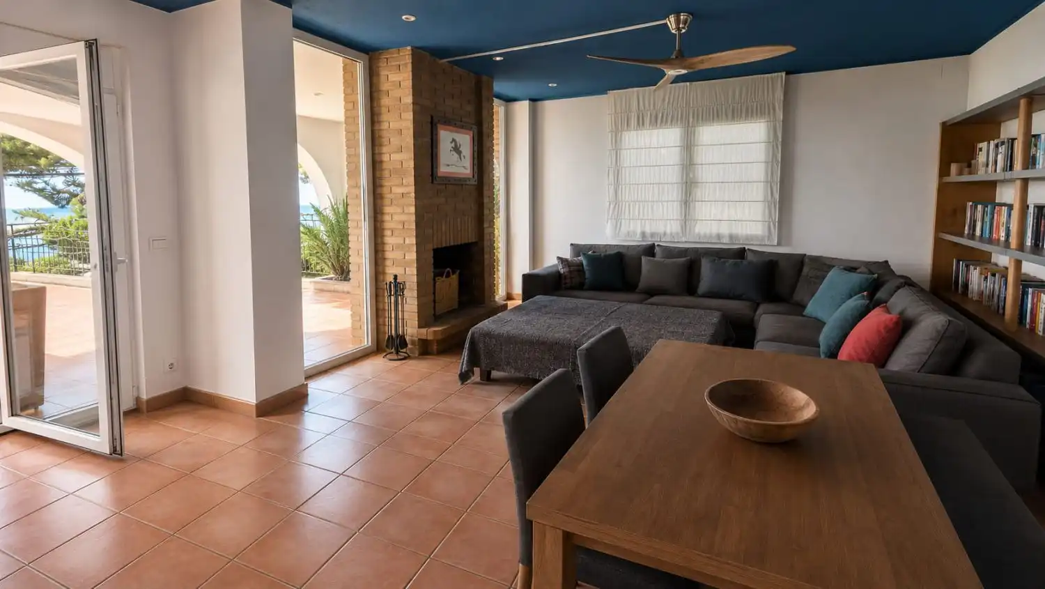 Sala de estar de Casa o chalet en venta en Benicasim / Benicàssim con Calefacción, Terraza y Trastero