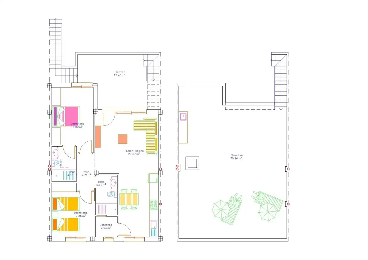 Bungalow con piscina in vendita a San Javier ciudad, imagen 13