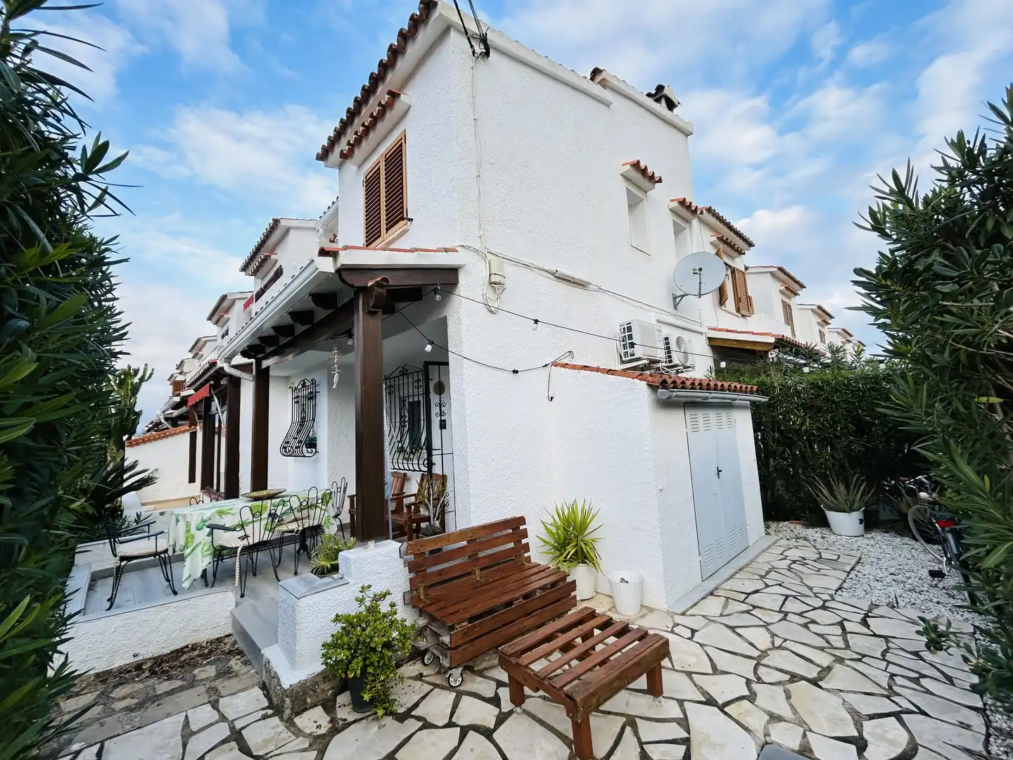 Vista exterior de Casa o chalet en venta en Dénia con Aire acondicionado, Calefacción y Jardín privado