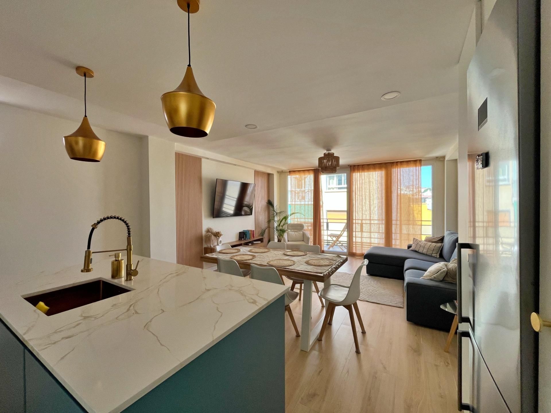 Kitchen of Flat to rent in Málaga Capital  with Air Conditioner, Heating and Terrace