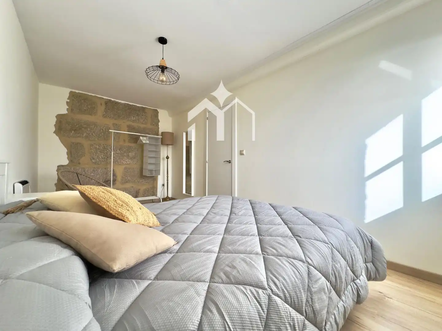 Bedroom of Houses for sale in Moaña  with Heating, Private garden and Parquet flooring