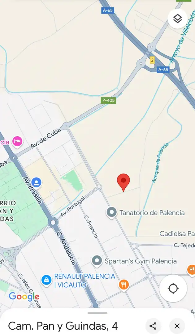 Außenansicht von Fabrik Grundstücke zum Verkauf in Palencia
