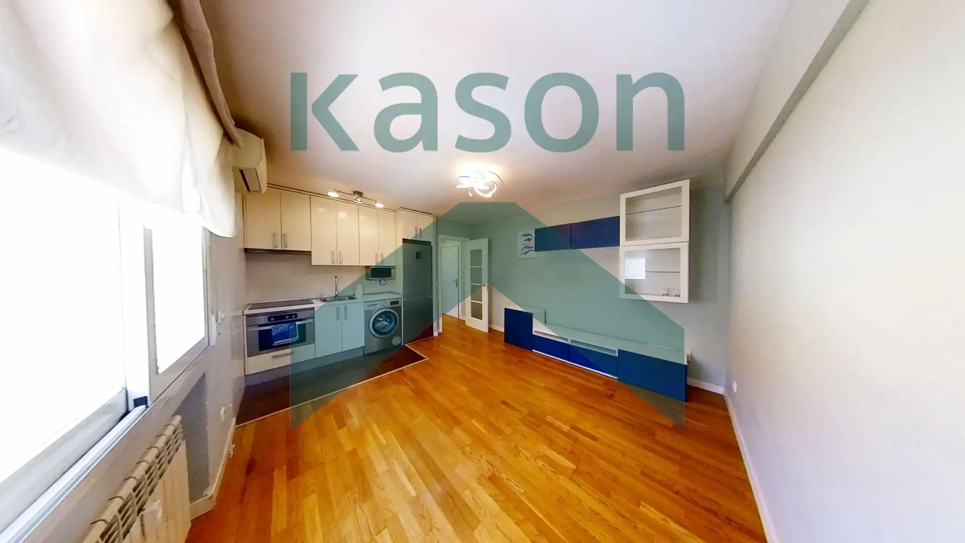 Kitchen of Flat for sale in  Madrid Capital  with Air Conditioner and Heating