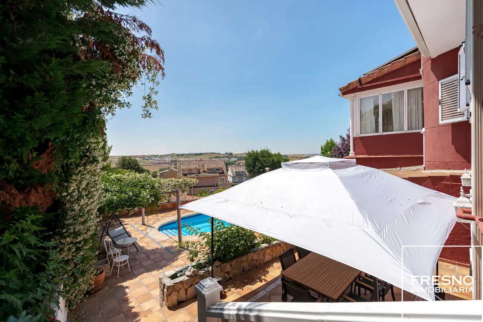 Terrassa de Casa o xalet en venda en Cobeña amb Aire condicionat, Calefacció i Jardí privat