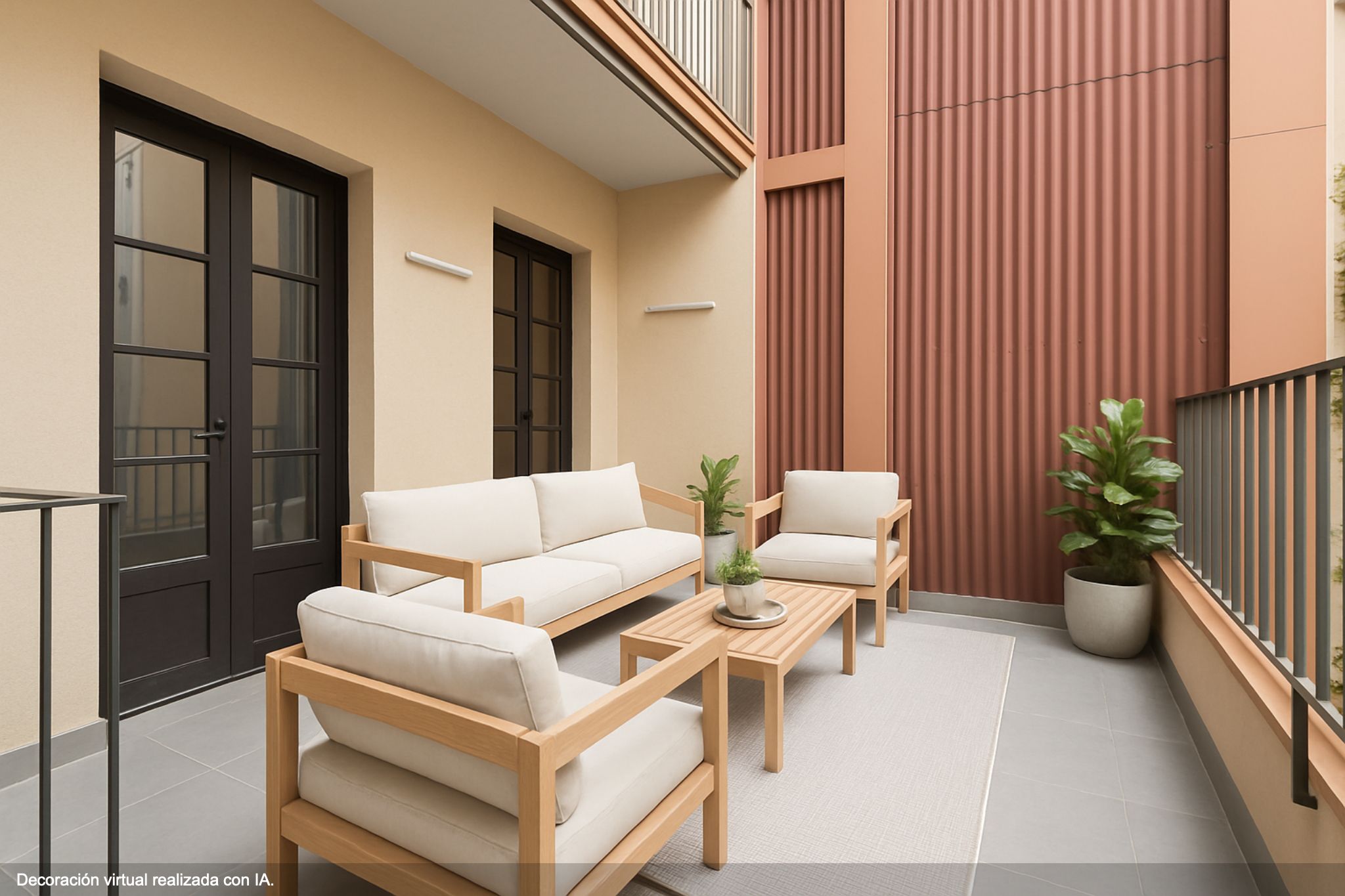 Terraza de Apartamento en venta en  Barcelona Capital con Calefacción