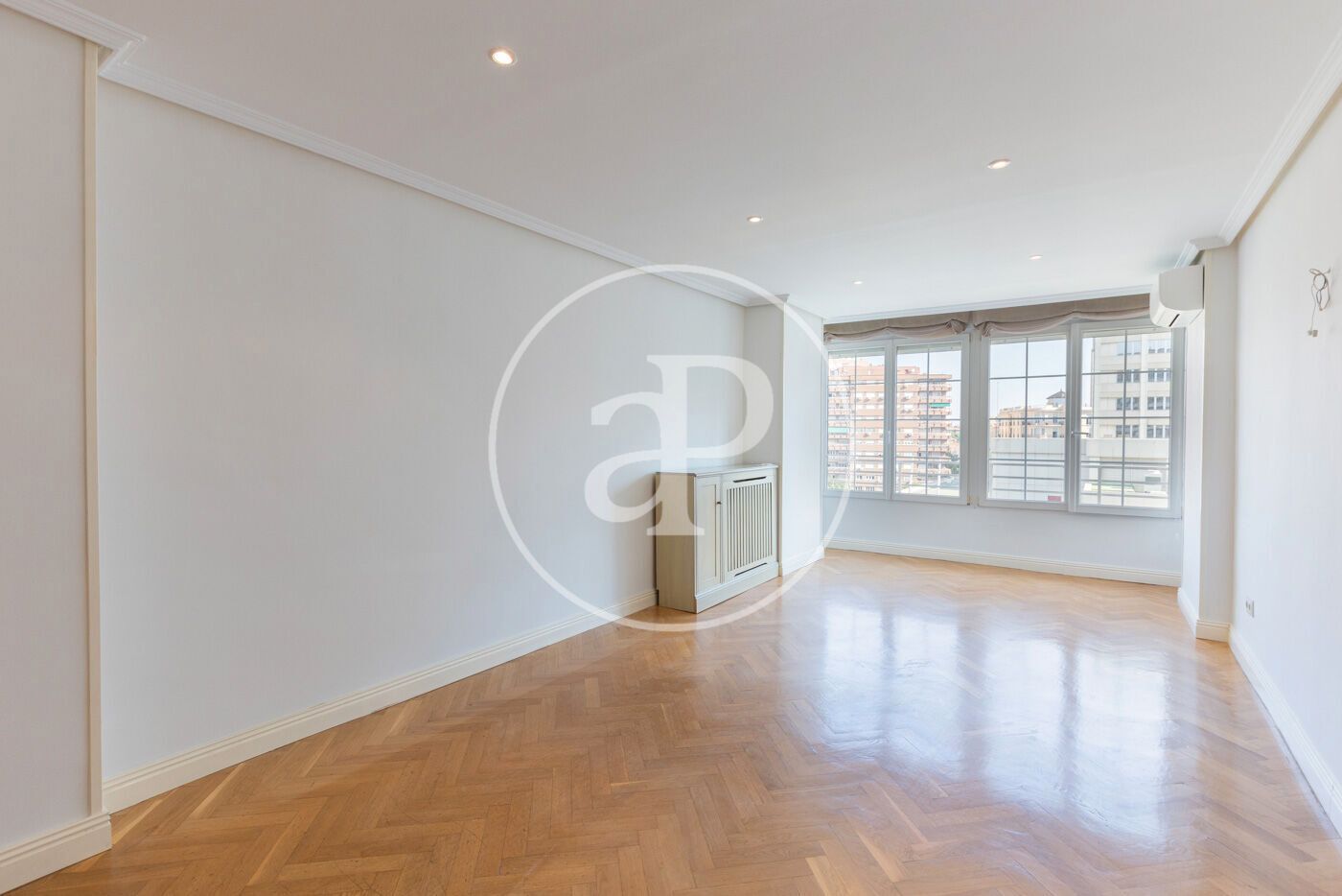 Living room of Flat to rent in  Madrid Capital  with Air Conditioner and Heating