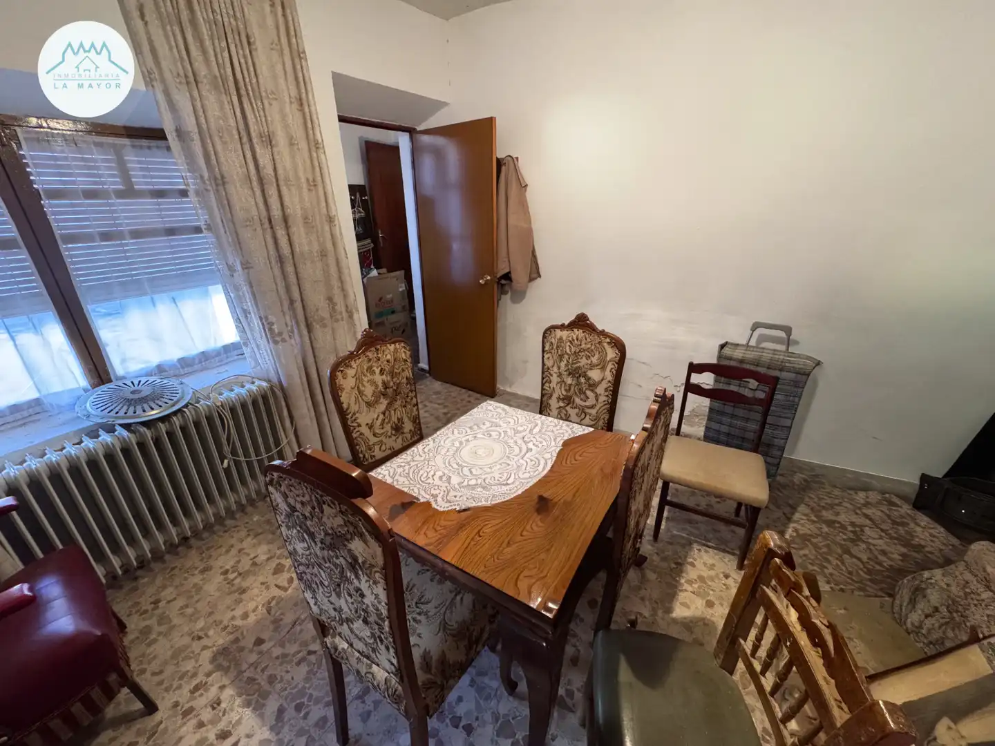 Dining room of Houses for sale in Carrión de Calatrava  with Air Conditioner, Terrace and Furnished