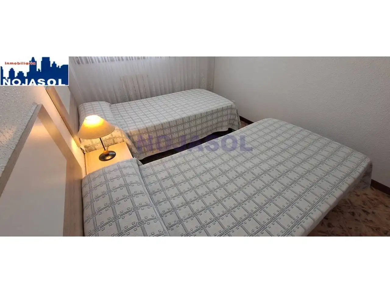 Schlafzimmer von Wohnung zur Miete in Noja mit Heizung, Terrasse und Möbliert