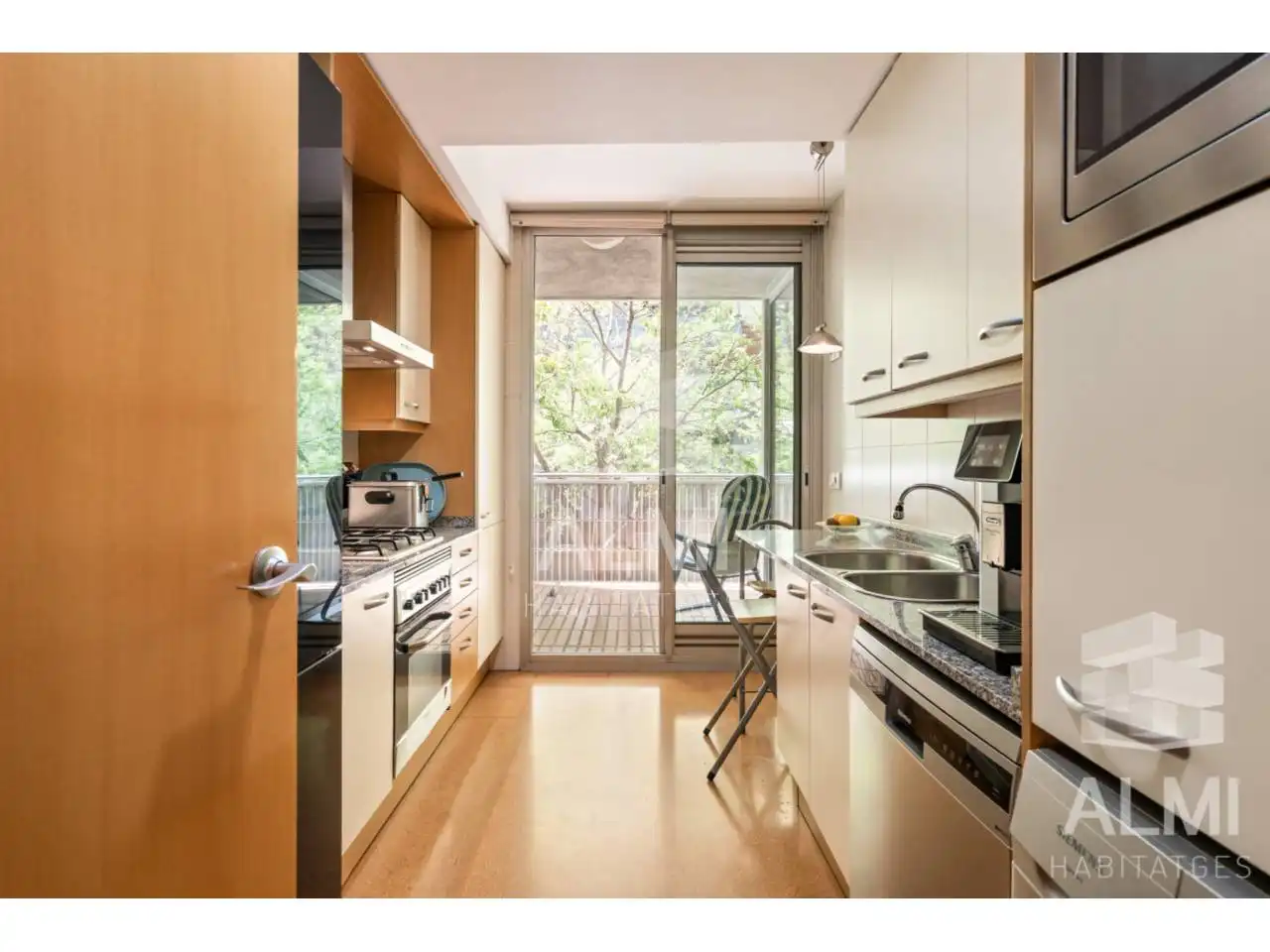 Cocina de Piso en venta en Barcelona con Aire acondicionado, Calefacción y Parquet